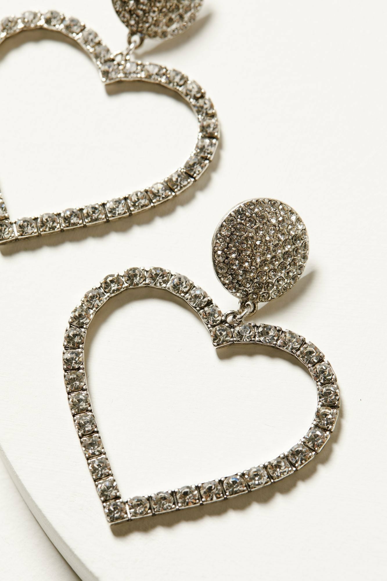 Idyllwind Jeanette Heart Rhinestone Earrings