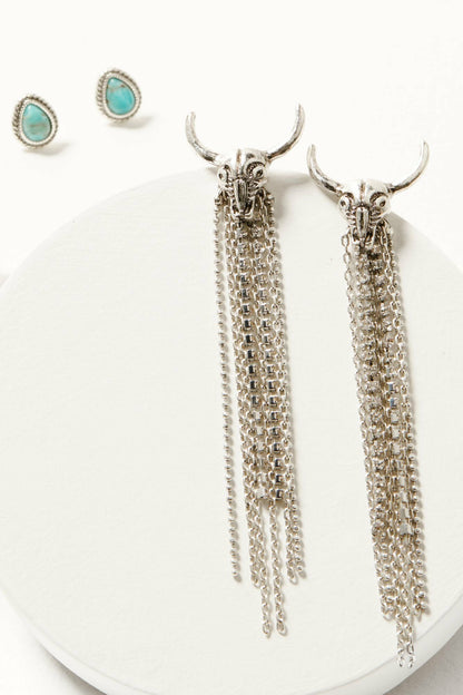 Idyllwind Hartley Antique Silver Earring Set - 2 Piece