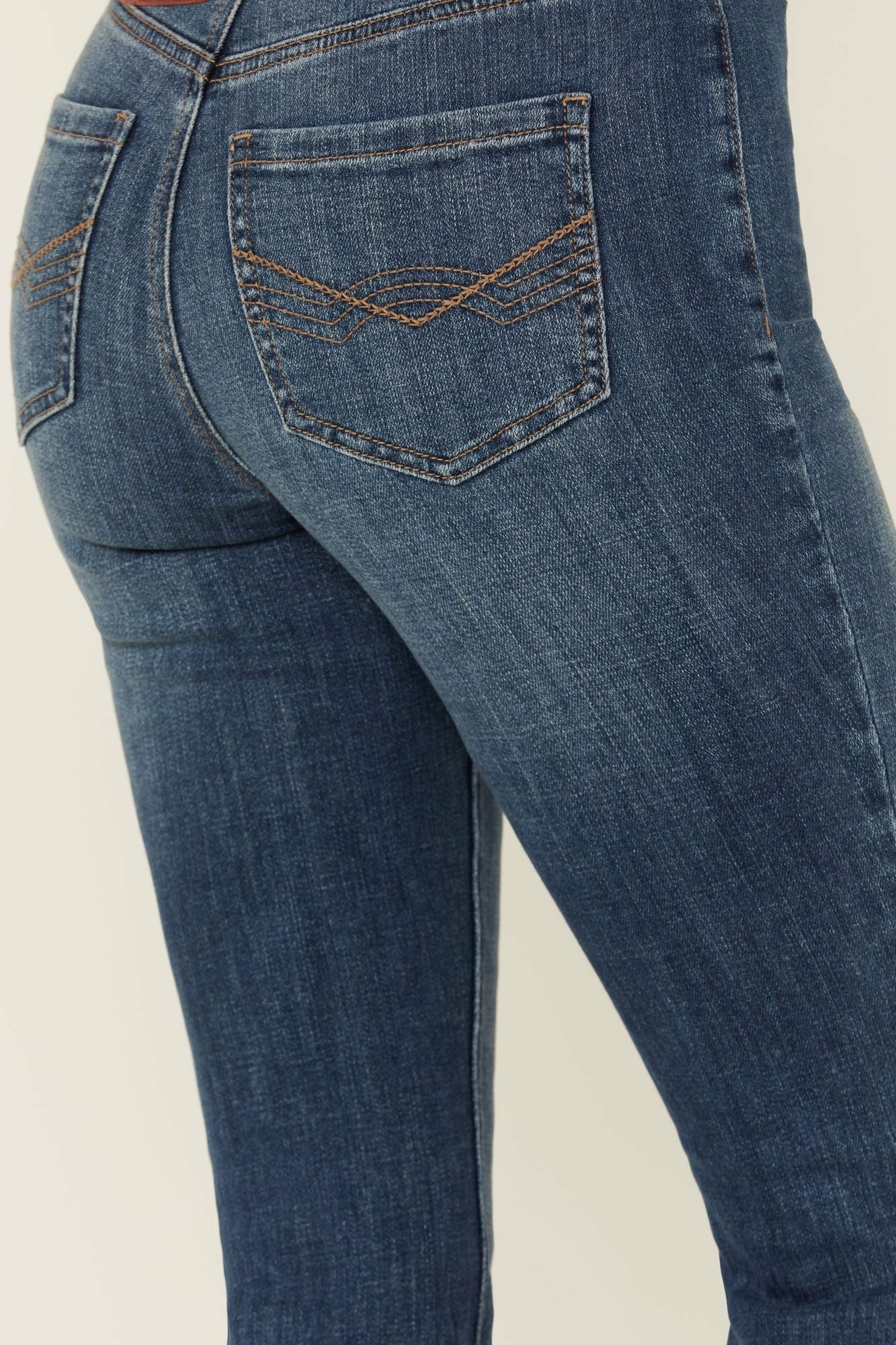 Idyllwind Dark Wash Outlaw Super High Rise Bootcut Stretch Denim Jeans
