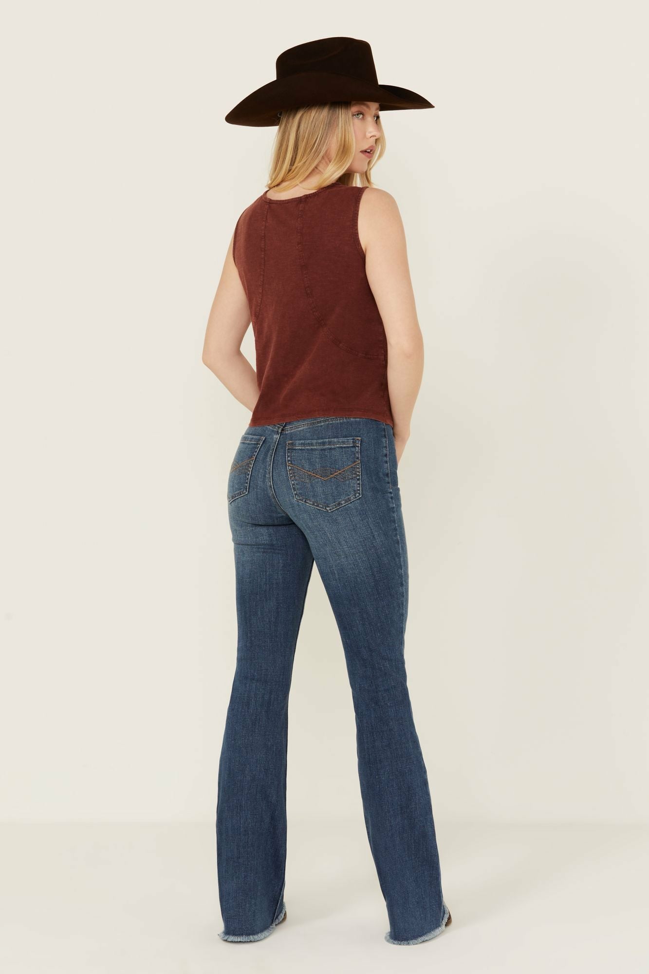 Idyllwind Dark Wash Outlaw Super High Rise Bootcut Stretch Denim Jeans