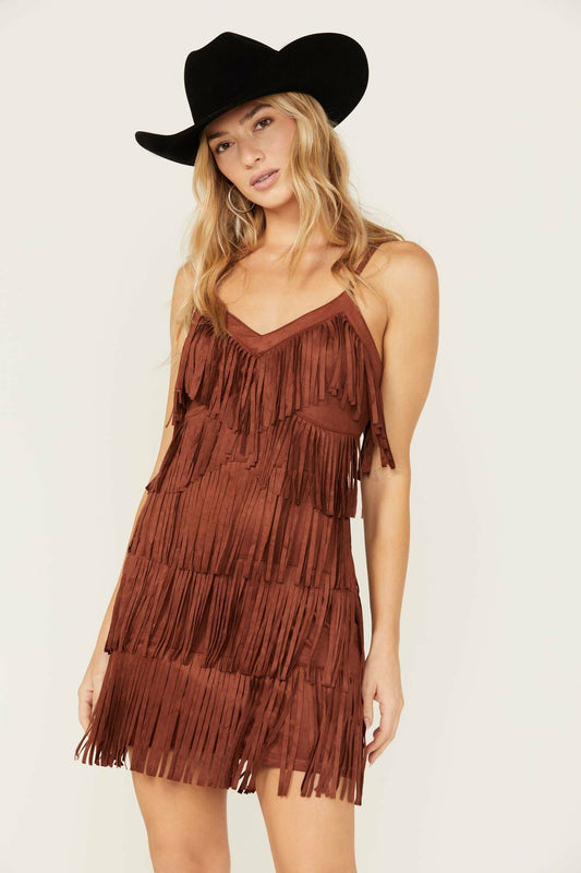 Idyllwind Brixworth Mahogany Fringe Festival Dress