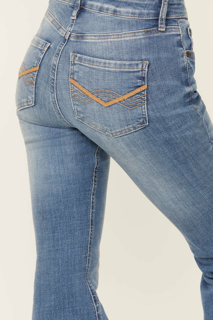 Idyllwind Alto Vista Medium Wash Mid Rise Bootcut Stretch Denim Jeans