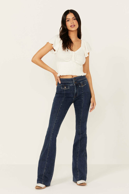 Idyllwind La Vista Dark Wash Legend High Rise Bootcut Comfort Stretch Denim Jeans