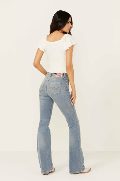 Idyllwind Western Cowboy Embroidered High Rise Bootcut Denim Jeans