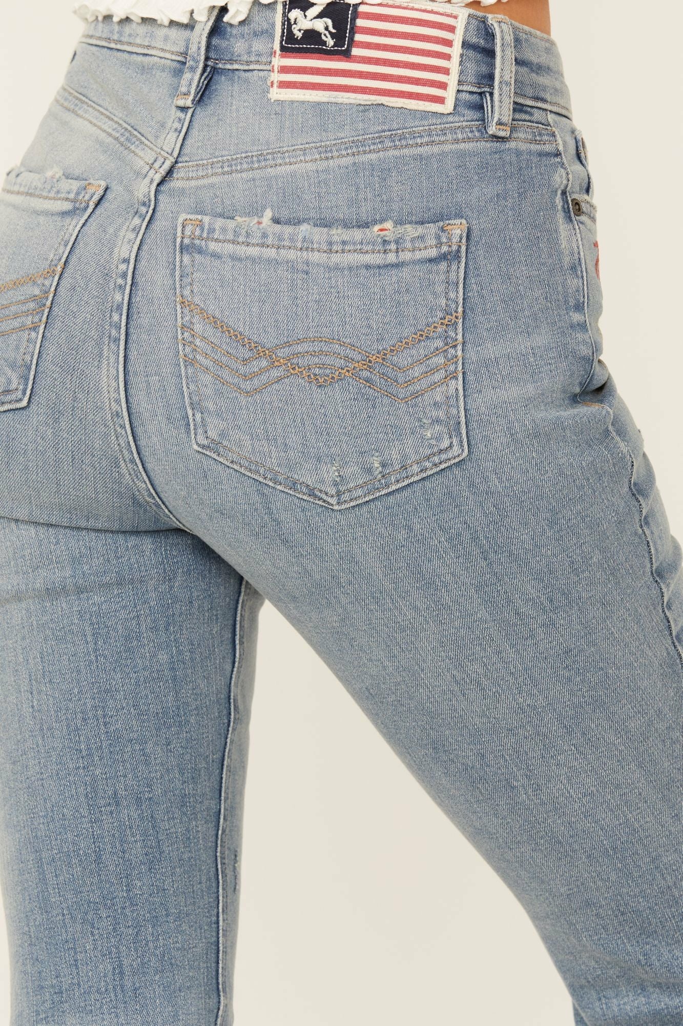 Idyllwind Western Cowboy Embroidered High Rise Bootcut Denim Jeans