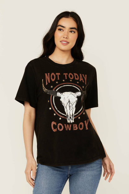 Idyllwind Not Today Cowboy Boyfriend Fit Short Sleeve Graphic Tee