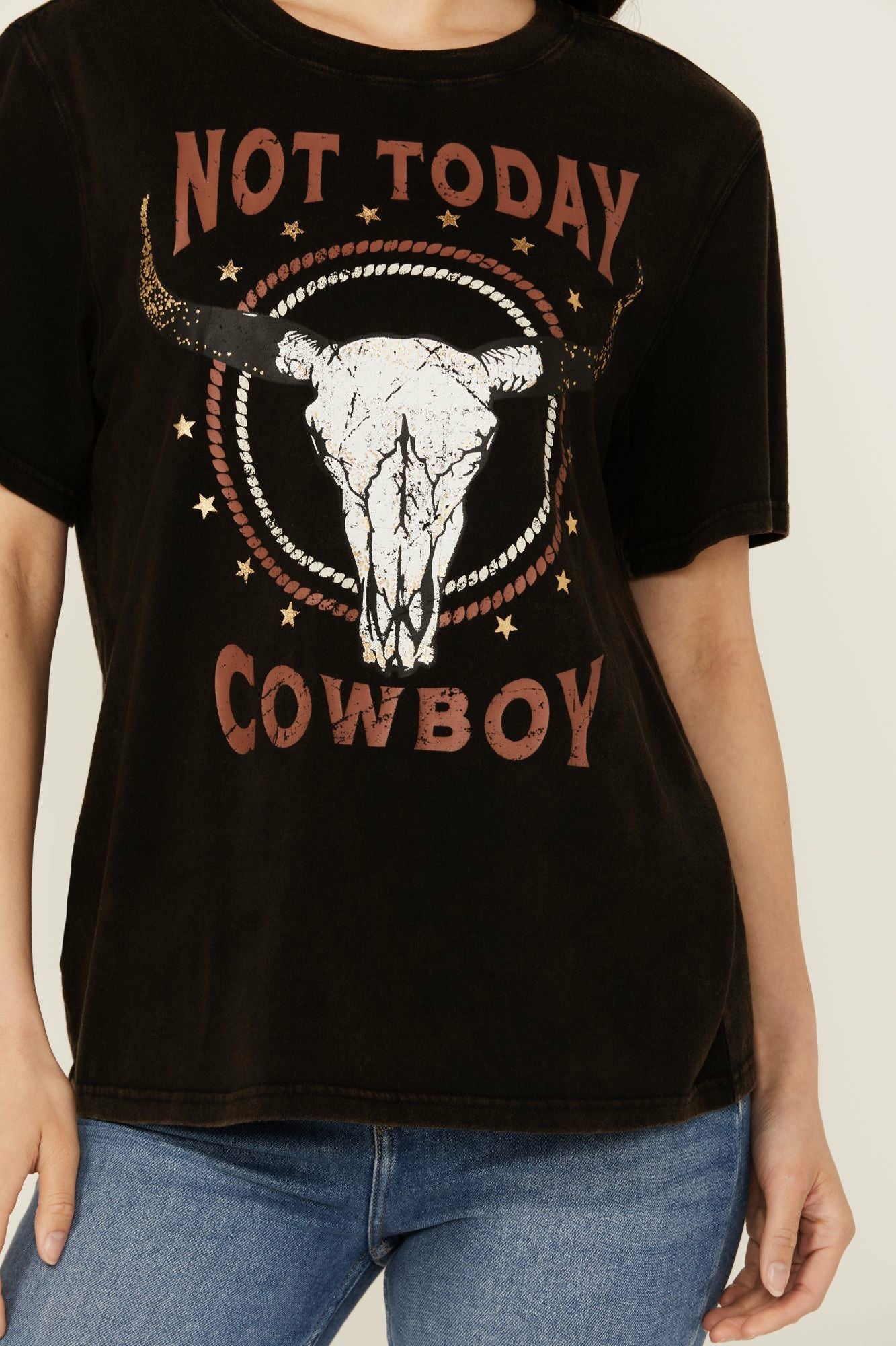 Idyllwind Not Today Cowboy Boyfriend Fit Short Sleeve Graphic Tee