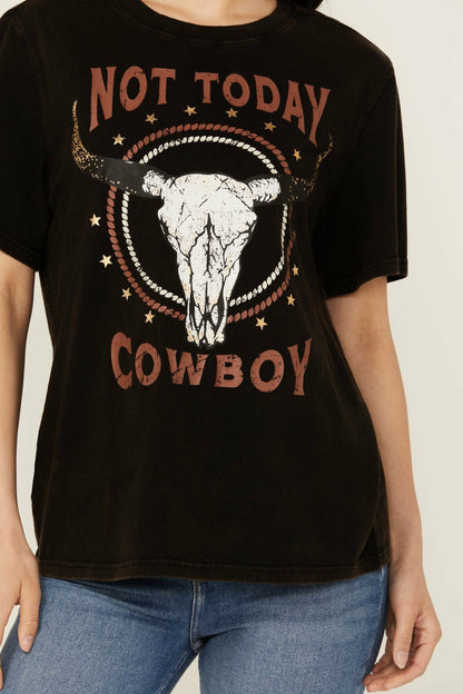 Idyllwind Not Today Cowboy Boyfriend Fit Short Sleeve Graphic Tee