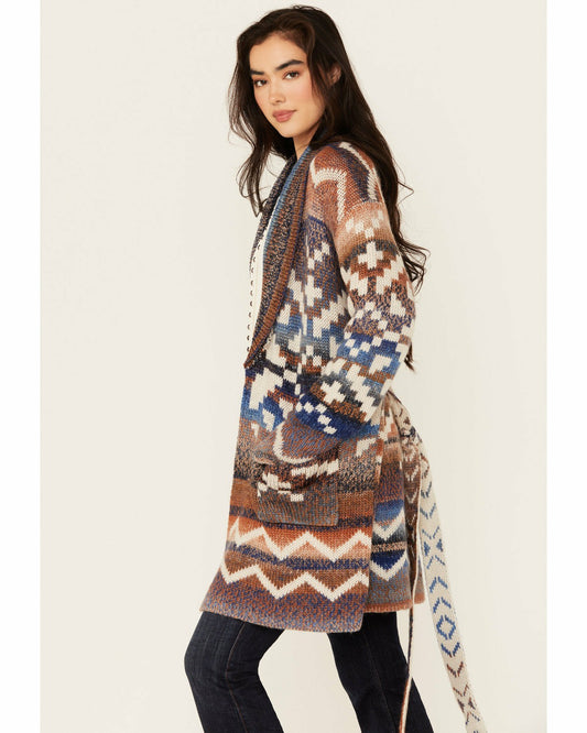 Idyllwind Myhr Southwestern Print Cardigan