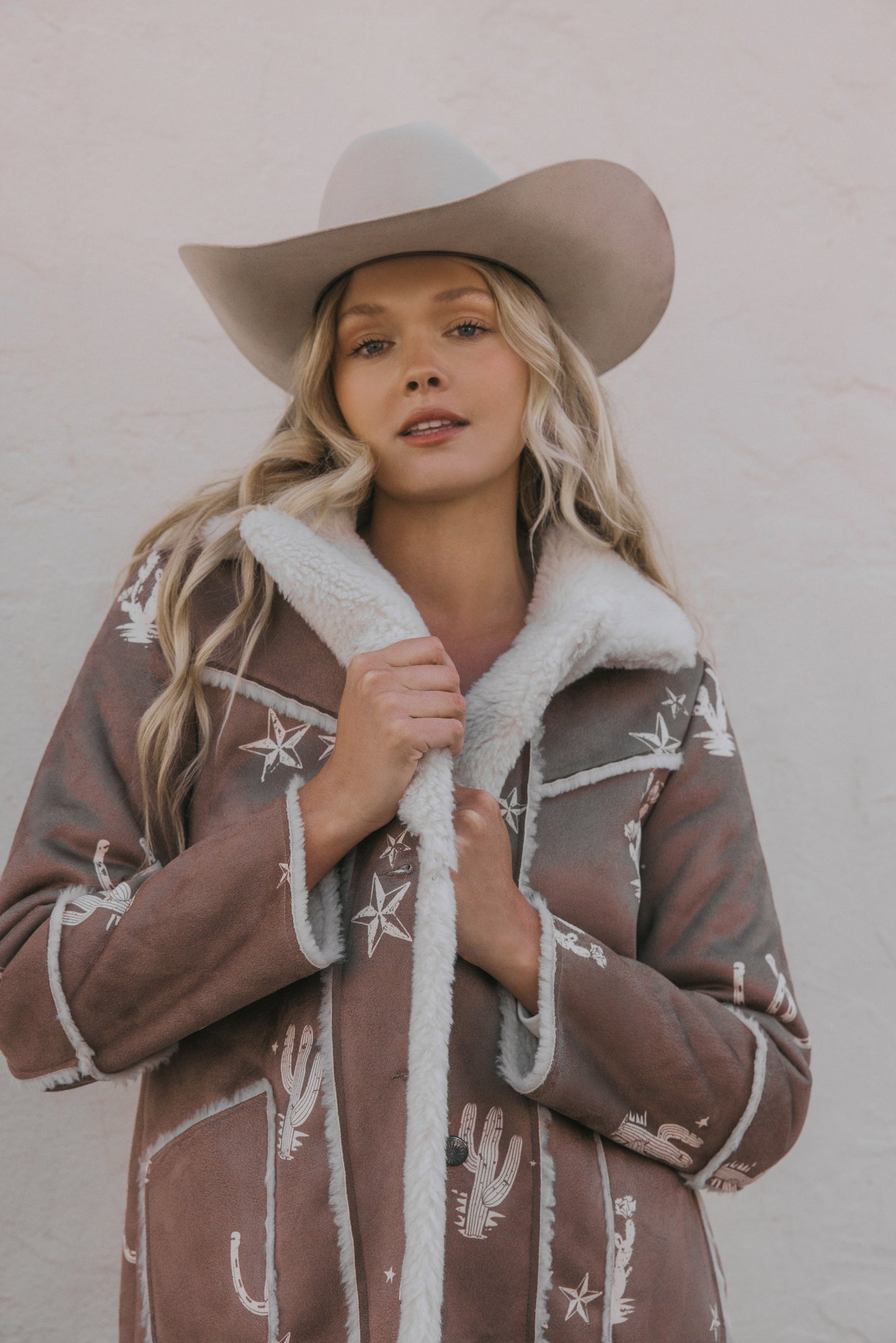 Idyllwind Spicewood Faux Suede & Shearling Coat
