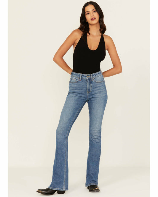 Idyllwind Midland Medium Wash Legend High Rise Bootcut Super Stretch Denim Jeans