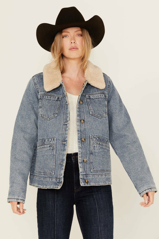 Idyllwind Pony Up Reversible Denim Blanket Jacket